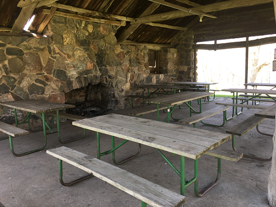 South Shelter - picnic tables