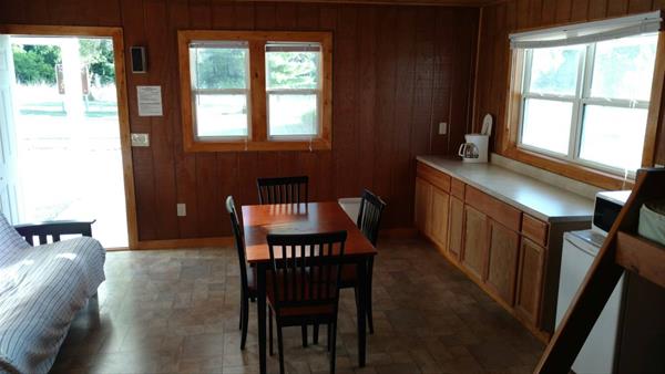 inside view of 320 sq ft cabin 2