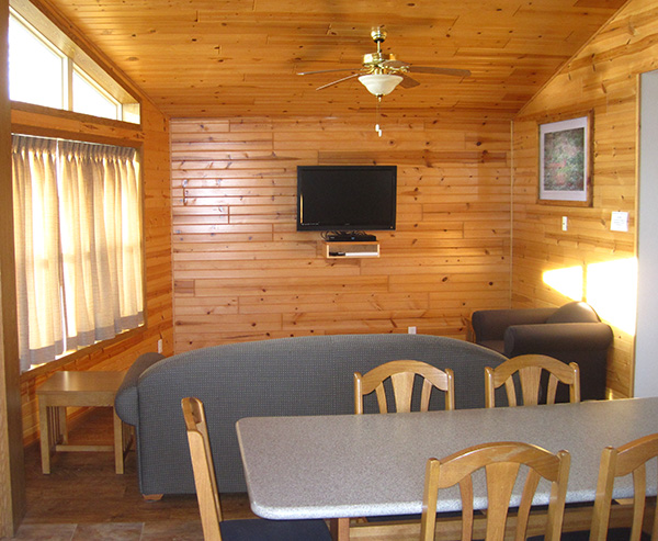 Falcon Cabin - Living Room