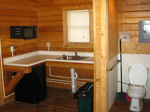Whitetail Cabin Kitchen & Bathroom