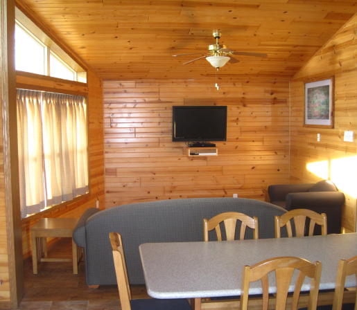 Hawk Cabin Living Area