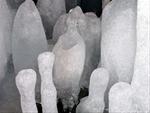 Ice Formations in Active Cave