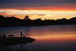 Enjoy beautiful sunsets over Otter Creek Lake