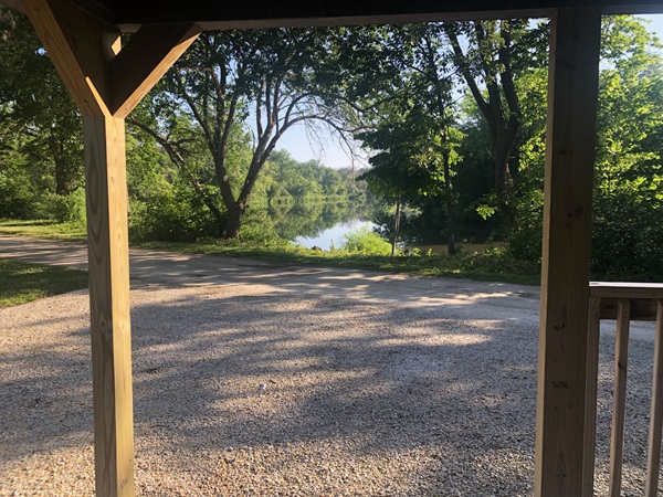 View of the Iowa River from the Porch