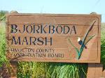 Bjorkboda Marsh Sign