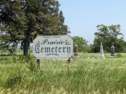 Prairie Cemetery Sign