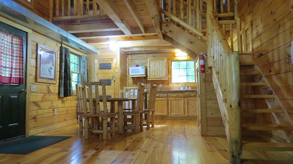 Bur Oak cabin inside 1