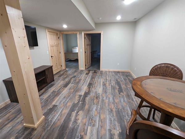 Basement sitting space 2 bedrooms