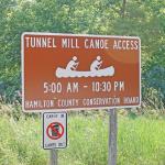 Tunnel Mill Access Sign