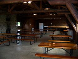Interior of Oneota Lodge