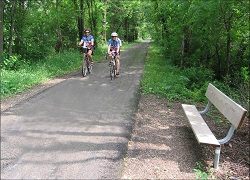 Riders on the Raccoon River Valley Trail