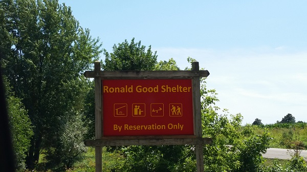 Ronald Good Shelter Sign