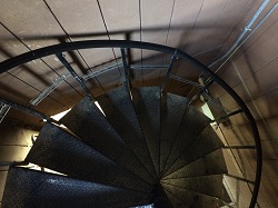 Spiral Steps in Tower Shelter House