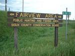 Entrance Sign at Fairview Area
