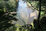 View of the Maquoketa River from Buzzard Ridge Wildlife Area