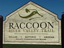 Raccoon River Valley Trail Sign