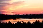 Sunset over Three Mile Lake - Union County
